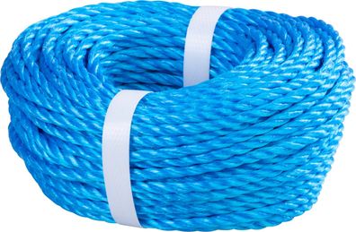 Seil Strend Pro Premium, PP, 4 mm, Schnur, gedreht, blau, L-30 m