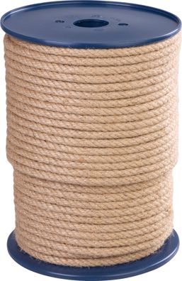 Seil Strend Pro Premium, Jute, natürlich, 8 mm, gedreht, L-100 m
