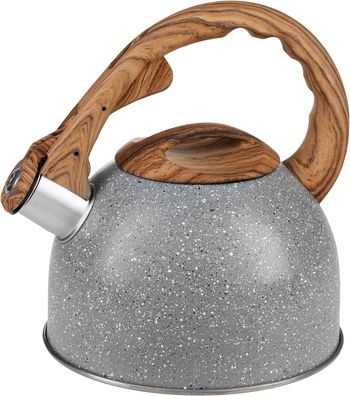 Teekanne MagicHome, Pfeifen, grau, 2500 ml