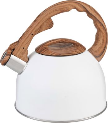 Teekanne MagicHome, Pfeifen, weiß, 2500 ml