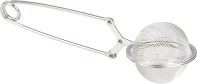 Sieb MagicHome, für Tee, rund, mit Halter, Edelstahl, 15,5x5 cm