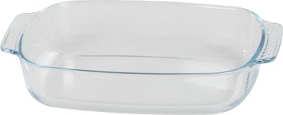 Schüssel MagicHome, Auflaufform, Glas, rechteckig, Bräter, 2000 ml