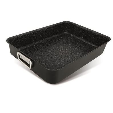 Backblech MagicHome Marble Line, 40x28x6,5 cm, zum Backen, mit Griffen