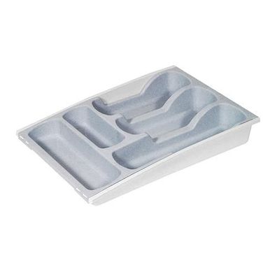 Besteckkasten Curver® 159605, graublau, 6.4x30x42 cm
