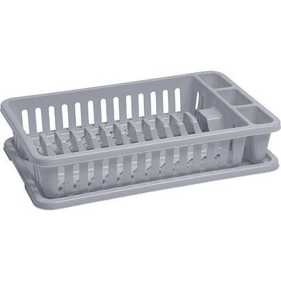 Abtropfgestell Curver® 173415, für Küchengeschirr, Grau Lux, 42x26.5x8.8 cm