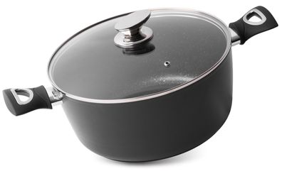 Topf MagicHome Black Line, 28 cm, 5900 ml, mit Deckel