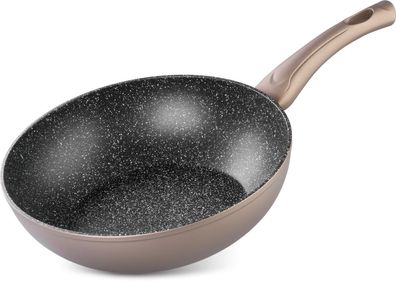 Wok Pfanne MagicHome Coffee Brown Line, 28 cm
