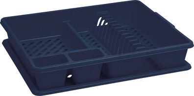 Abtropfgestell Curver®, 38x45x8,8 cm, für Küchengeschirr, blau