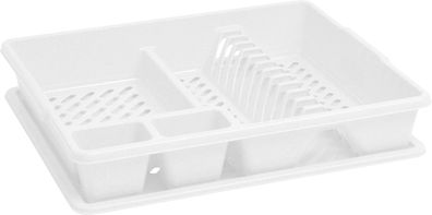 Abtropfgestell Curver®, 38x45x8,8 cm, für Küchengeschirr, weiß