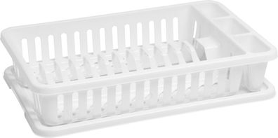 Abtropfgestell Curver®, 42x26,5x8,8 cm, für Küchengeschirr, weiß