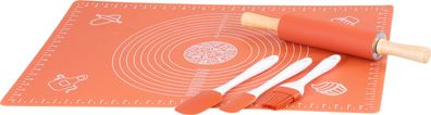 Backset MagicHome, 5-teiliges Set, Silikon-Backpinsel, 2x Spatel