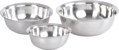 Schüssel MagicHome, Edelstahl, 18-22-26 cm, 3 Stk. Satz