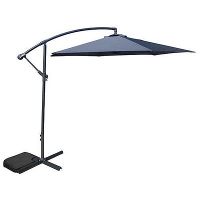 Sonnenschirm DEMI, 300 cm, 42 mm, grau, PE 180 g, Garten