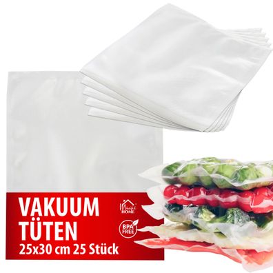 Beutel MagicHome, zum Vakuumieren, 25x30 cm, fur Vakuumiergerate, Packung