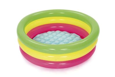 Schwimmbecken Bestway® 51128, Summer, Kinder, aufblasbar, Regenbogen