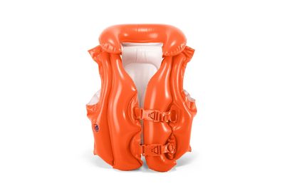 Schwimmweste Intex 58671EU, Deluxe, Kinder, aufblasbar, fur Wasser, 3-6