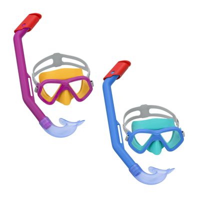 Brille Bestway® 24023, Dominator Snorkel Mask, Farbmix, Schwimm-, Tauch