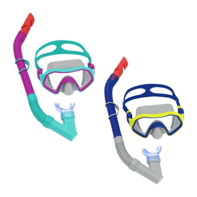 Brille Bestway® 24025, Crusader Snorkel Mask, Farbmix, Schwimm-, Tauch