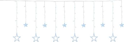 Lichterkette MagicHome Weihnachts Vorhang, 138x LED kaltweiß, mit