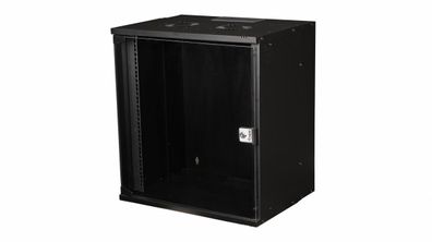 Equip Eco Mount 19 Schrank, 12HE, 540X400mm, RAL9005 Schwarz