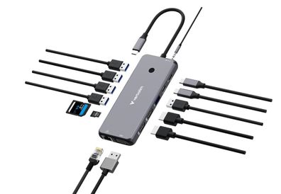 Verbatim CMH-14 USB Typ-C 5000 Mbit/s Silber