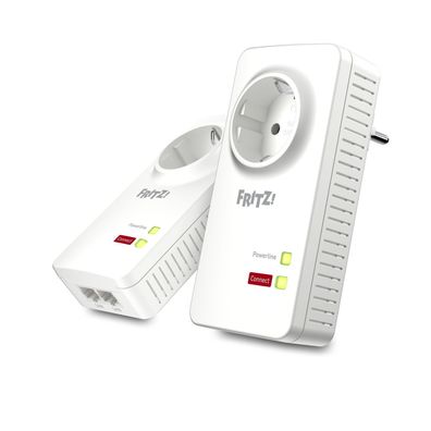 Powerline FRITZ! 1220 Set 1200 Mbit/s Ethernet/LAN Weiß 2 Stück(e)