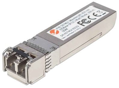 Intellinet 10 Gigabit SFP+ Mini-GBIC Transceiver für LWL-Kabel, 10GBase-SR (LC) Multi