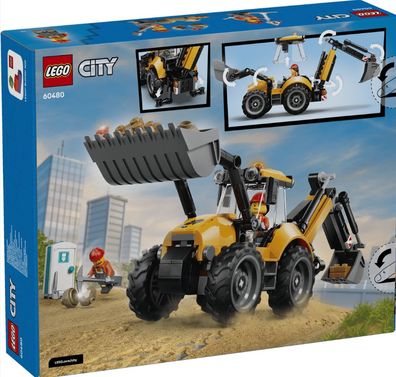 LEGO® City 60480 Gelber Baggerlader
