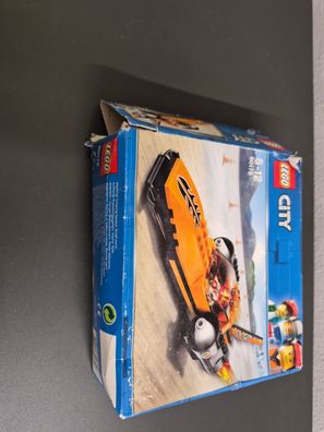 LEGO City 60178 Speed Record Car mit OVP & Anleitung zerlegt