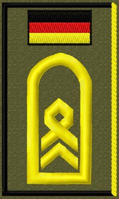 Bundeswehr Rangabzeichen mit Hoheitsabzeichen, Stabsbootsmann, Spieß, Marine