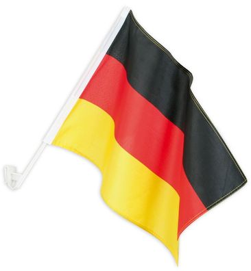 FRIES Fan Autofahne Deutschland 45 x 30 cm Schwarz-Rot-Gold