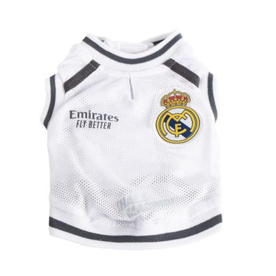 Real Madrid T-Shirt für Hunde – Atmungsaktives Fan-Outfit - Größe: XS