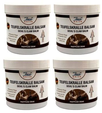 4x eco med Teufelskralle Pflegegel Apotheken Qualität, 4x 250 ml