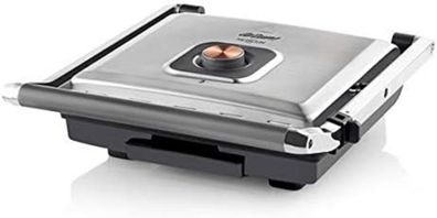 Arzum Metallium Toaster, Sandwich Maker, Grill, Silber, Perfekt für 4 Scheiben