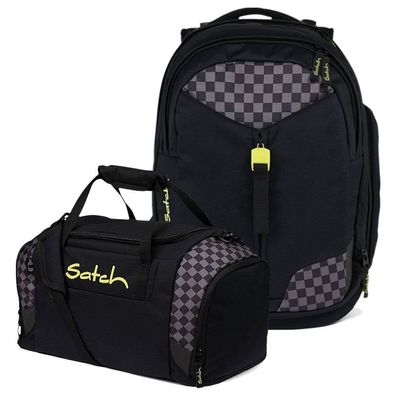 satch match Set aus match + Sporttasche 24 MatDuf24, Dark Skate, Mädchen & Jungen