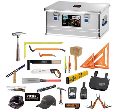 PICARD Starter Set Zimmerer in Aluminium-Box 27-teilig Nr. 0070021-041
