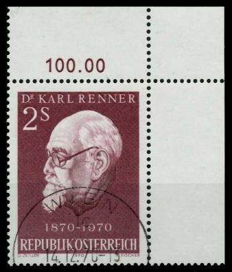 Österreich 1970 Nr 1351x zentrisch gestempelt ECKE-ORE X7F35B6