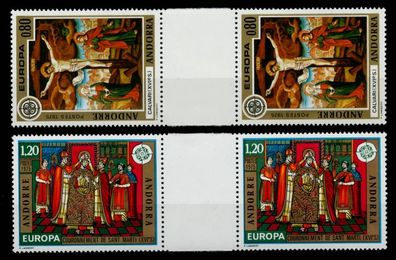 Andorra (FRANZ. POST) 1975 Nr 264ZS-265ZS postfrisch S7E7462