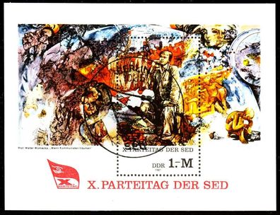 DDR BLOCK Kleinbogen Block 63 S2913AE