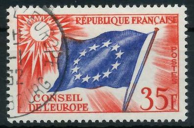 Frankreich Dienstmarken Europarat Nr 5 gestempelt X05B216