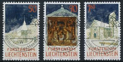 Liechtenstein 1992 Nr 1050-1052 zentrisch gestempelt X117B66
