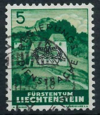 Liechtenstein Dienstmarken 1934 37 Nr 20 gestempelt X142FA2