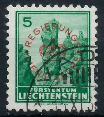Liechtenstein Dienstmarken 1934 37 Nr 11y gestempelt X142FE2