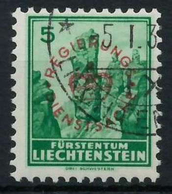 Liechtenstein Dienstmarken 1934 37 Nr 11y gestempelt X142FEA
