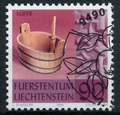 Liechtenstein 1998 Nr 1180 gestempelt X14BFDA