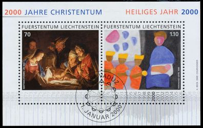 Liechtenstein BLOCK Kleinbogen Block 17 ESST ZE X14C076