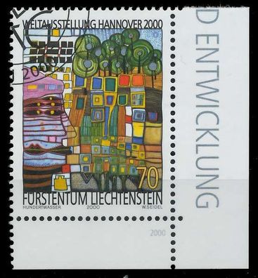 Liechtenstein 2000 Nr 1235 gestempelt ECKE-URE X14C092