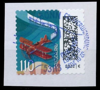 BRD BUND DS WELT DER BRIEFE Nr 3883 ESST ZENTR- X14C21A