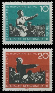 DDR 1959 Nr 674-675 postfrisch SB91BE2