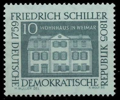 DDR 1959 Nr 733 postfrisch SB91DEA